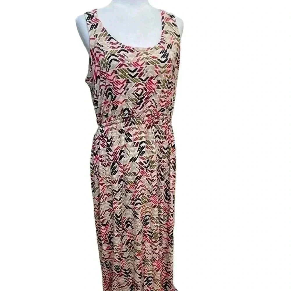 Bobeu Maxi Dress EarthTones colors Size XL